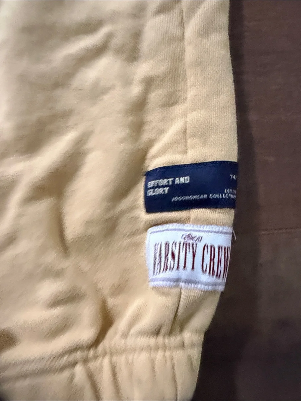 🎉Zara Light Yellow Kids Sweatpants with Drawstring